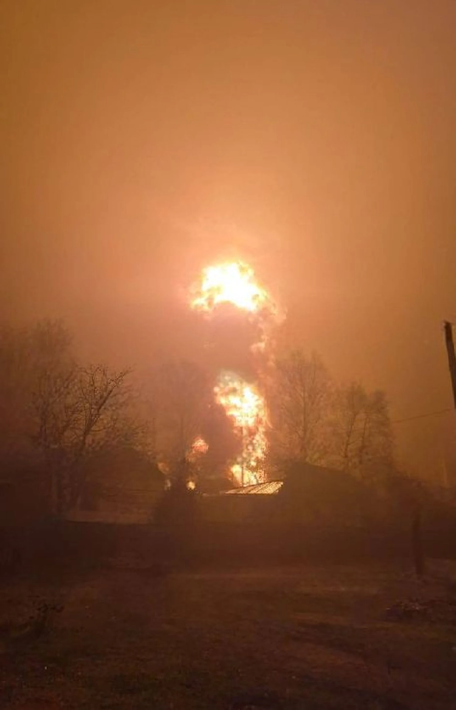 Безпілотники атакували Тамбовську область рф: горить нафтобаза