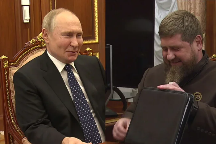 путін підтримав кадирова на новий термін у ролі глави чечніДиктатор рф підтримав висування кадирова на черговий термін під час зустрічі у кремлі. Вибори заплановані на вересень, а кадиров
керує регіоном з 2007 року.Світ • 21:17 • 326 перегляди