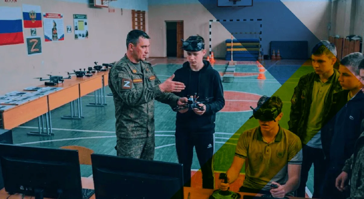 На ТОТ старшокласників готують до служби в армії рф та підрозділах БпЛА – ЦНС