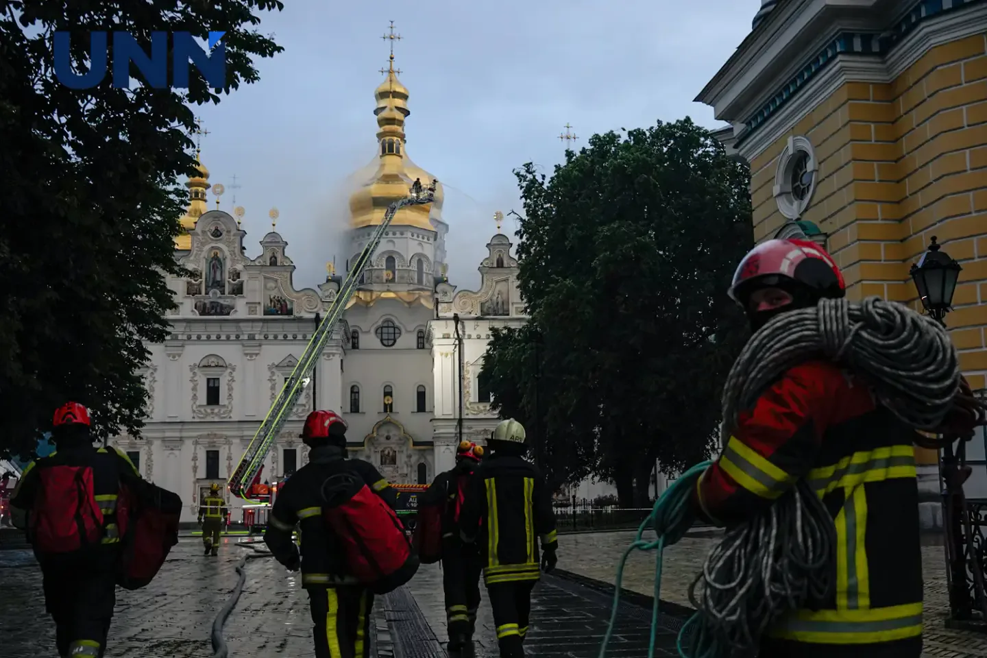 Завершено роботи з консервації пошкодженого даху Києво-Печерської лаври – ДСНС